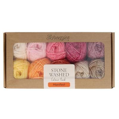 Scheepjes Stone Washed colour pack 10x25g