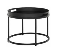 MUST Living Salontafel 'Golden Fiber' 50cm, kleur Zwart - thumbnail