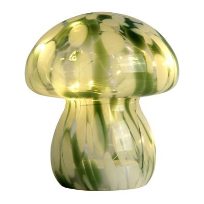 Searchlight TafellampAmelia paddenstoel groen - 27027GR