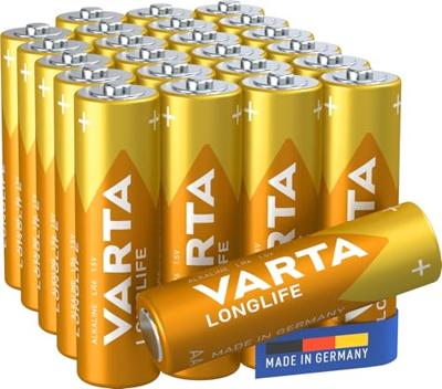 Varta VARTA Longlife AA Cube Pack24 AA batterij (penlite) Alkaline 1.5 V 24 stuk(s) Varta VARTA Longlife AA Cube Pack24 AA batterij (penlite) Alkaline 1.5 V 24 stuk(s)