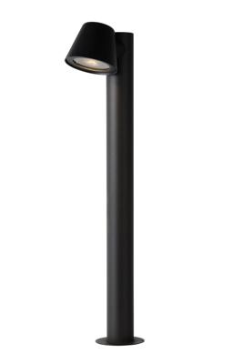Lucide DINGO-LED - Sokkellamp - LED Dimb. - GU10 - 1x5W 3000K - IP44 - Antraciet Lucide DINGO-LED - Sokkellamp - LED Dimb. - GU10 - 1x5W 3000K - IP44 - Antraciet