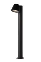 Lucide DINGO-LED - Sokkellamp - LED Dimb. - GU10 - 1x5W 3000K - IP44 - Antraciet - thumbnail