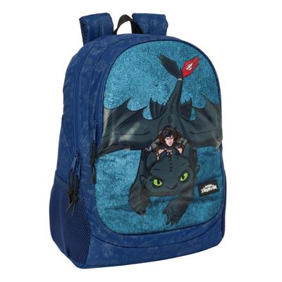 Schoolrugzak How to Train Your Dragon Donkerblauw 32 x 44 x 16 cm