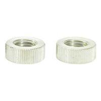 KS Tools 150.3006 Fixeermoer voor tap, gekarteld, 2 stuks - thumbnail