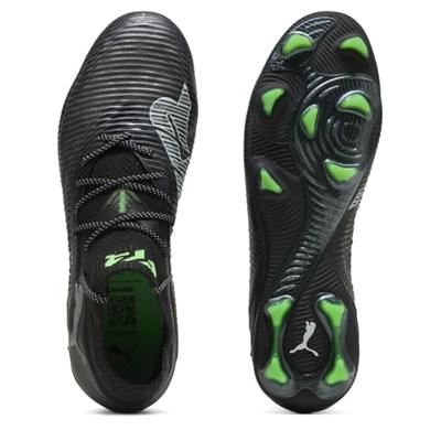 PUMA Future 8 Ultimate Gras Voetbalschoenen (FG) Zwart Grijs Groen