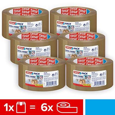 tesa ULTRA STRONG 57177 Pakband Bruin (l x b) 66 m x 50 mm 6 stuk(s) tesa ULTRA STRONG 57177 Pakband Bruin (l x b) 66 m x 50 mm 6 stuk(s)