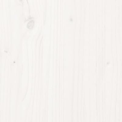 Bedframe massief hout wit 90x190 cm - thumbnail