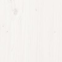Bedframe massief hout wit 120x190 cm - thumbnail