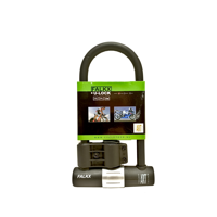 Falkx leonid beugelslot, zwart/grijs, art**** - thumbnail