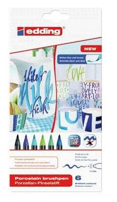 Brushpen edding 4200 porselein koele kleuren | 10 stuks
