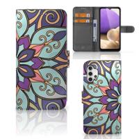 Samsung Galaxy A32 4G Hoesje Purple Flower - thumbnail