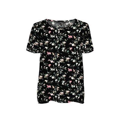VERO MODA top VMSIMPLY met all over print zwart/groen VERO MODA top VMSIMPLY met all over print zwart/groen
