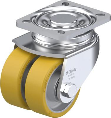 Blickle LHD-ALTH 80K Dubbel zwenkwiel Wieldiameter: 80 mm Draagvermogen (max.): 360 kg 1 stuk(s)