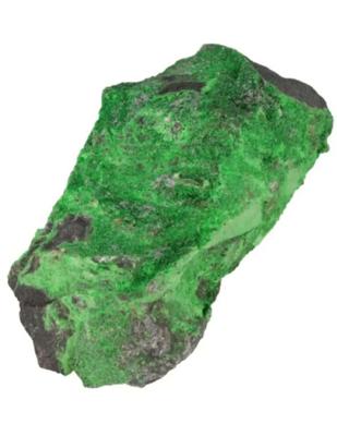 Uvaroviet Kristal op Moedersteen voor Voorspoed en Welvaart