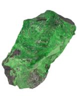 Uvaroviet Kristal op Moedersteen voor Voorspoed en Welvaart - thumbnail