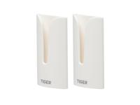 Tiger Handdoekhaak Tulip Zelfklevend 2 Stuks Wit - thumbnail