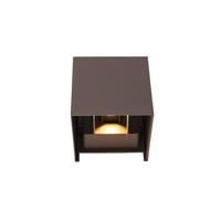 QAZQA Buiten wandlamp roestbruin incl. LED 2-lichts IP54 - Edwin - thumbnail