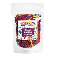 Colorations - gekleurde rijgkoorden - 72st. - thumbnail