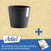 Ecopots Bloempot Amsterdam Ø20cm - Donkergrijs - thumbnail