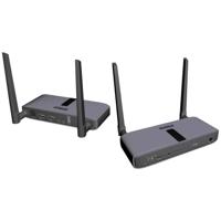 SpeaKa Professional SP-HWE-800 Draadloze HDMI-set 150 m 5 GHz 1920 x 1080 Pixel Veilige draadloze overdracht, Doorgeluste HDMI-uitgang - thumbnail