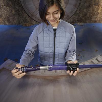 Mandalorian elektronische lichtzwaard Zwarte sabel, Star Wars Lightsaber Forge Kyber Core, kinderspeelgoed, vanaf 4 jaar