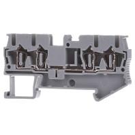 Phoenix Contact 3031306 Doorgangsserieklem 5.2 mm Spanveer Grijs 50 stuk(s)