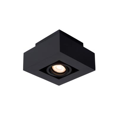 Lucide XIRAX - Plafondspot - LED Dim to warm - GU10 - 1x5W 2200K/3000K - Zwart Lucide XIRAX - Plafondspot - LED Dim to warm - GU10 - 1x5W 2200K/3000K - Zwart