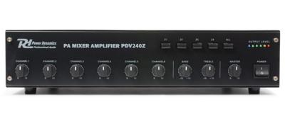 Power Dynamics PDV240Z 240W/100V 4-Zone Versterker
