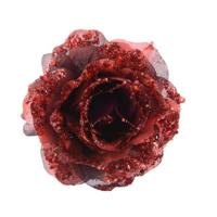 Roosclip d14h8.5cm donkerrood - thumbnail