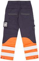 Blåkläder Multinorm inherent werkbroek 14881513 | Marineblauw/Oranje | Maat 52 - 7330509720417 - thumbnail