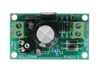 Velleman Voeding 1,2V 52x30x35mm groen