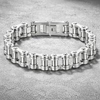 Heren armband Edelstaal Biker Chain Silver - thumbnail