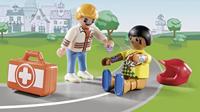 Playmobil® 70919 D.O.C ambulance actie help de racer - thumbnail