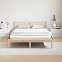 Bedframe Bruin 208.6 x 157.6 x 69.4 cm Massief grenenhout - thumbnail
