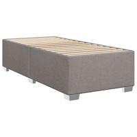 Boxspring met matras stof taupe 90x200 cm - thumbnail