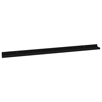 Wandschappen 4 st 115x9x3 cm zwart Wandschappen 4 st 115x9x3 cm zwart