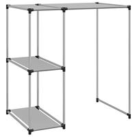 VidaXL Opbergrek voor boven wasmachine 87x55x90,5 cm ijzer grijs - thumbnail