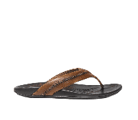 Olukai Mea Ola leren teenslippers - thumbnail