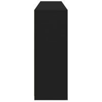 Dressoir met LED-verlichting 162x37x100 cm zwart - thumbnail