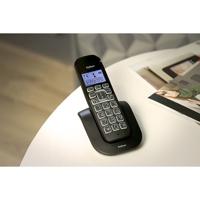 Profoon PDX-2808 DUO telefoon DECT-telefoon Nummerherkenning Zwart - thumbnail