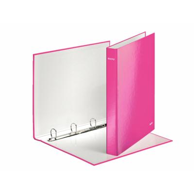 Leitz WOW ringmap 4 ringen, roze