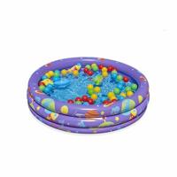 Bestway Opblaasbaar Kinderzwembad 3 Ringen met Ballen 102x25 cm +2 Jaar Binnen en Tuin 52466 - thumbnail