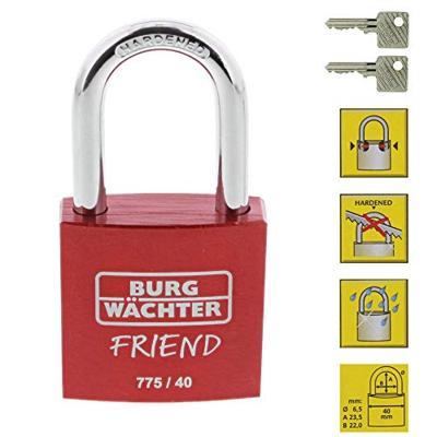 Burg Wächter 39431 Hangslot 40.00 mm Verschillend sluitend Rood Sleutelslot Burg Wächter 39431 Hangslot 40.00 mm Verschillend sluitend Rood Sleutelslot