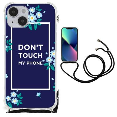 iPhone 14 Plus Anti Shock Case Flowers Blue DTMP iPhone 14 Plus Anti Shock Case Flowers Blue DTMP