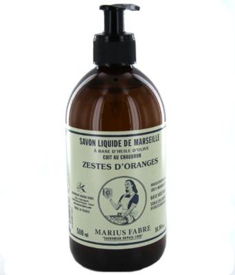 Marius Fabre Nature Marseille zeep sinaasschil met pomp 500 Milliliter