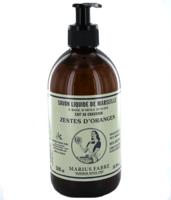 Marius Fabre Nature Marseille zeep sinaasschil met pomp 500 Milliliter - thumbnail