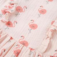 Kinderjurkje met ruches 140 zachtroze - thumbnail