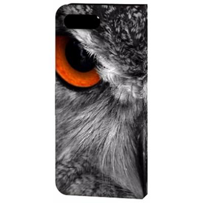 Apple iPhone 7 Plus | 8 Plus | Telefoonhoesje | Met pasjeshouder | Uil