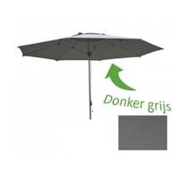 Stokparasol Detroit dia. 350 cm donkergrijs Borek - Borek - thumbnail