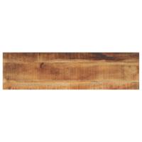 Tafelblad rechthoekig 120x30x3,8 cm massief ruw mangohout - thumbnail